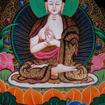 Beautiful Compassionate Green Tara Thangka Painting - Himalayas Shop