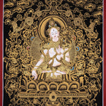 White Tara Thangka Painting Art from Nepal - Himalayas Shop