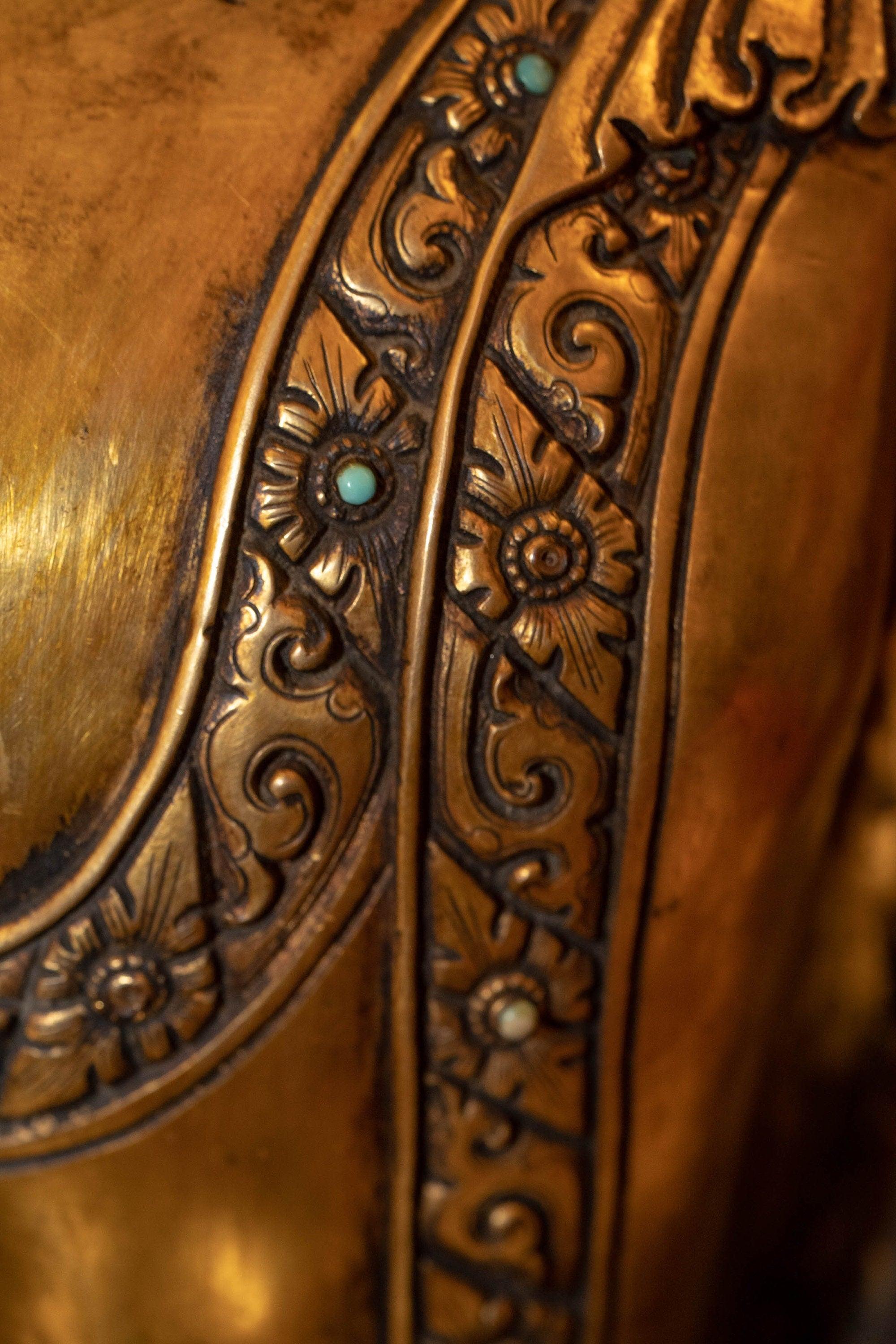 Gold Plated Shakyamuni Buddha Statue - Himalayas Shop