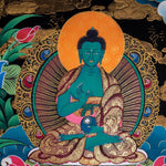 Beautiful Compassionate Green Tara Thangka Painting - Himalayas Shop