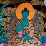 Beautiful Compassionate Green Tara Thangka Painting - Himalayas Shop