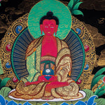 Beautiful Compassionate Green Tara Thangka Painting - Himalayas Shop