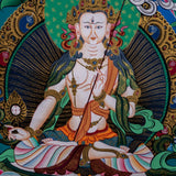 Beautiful Compassionate Green Tara Thangka Painting - Himalayas Shop