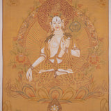 White Tara Tibetan Thangka Art