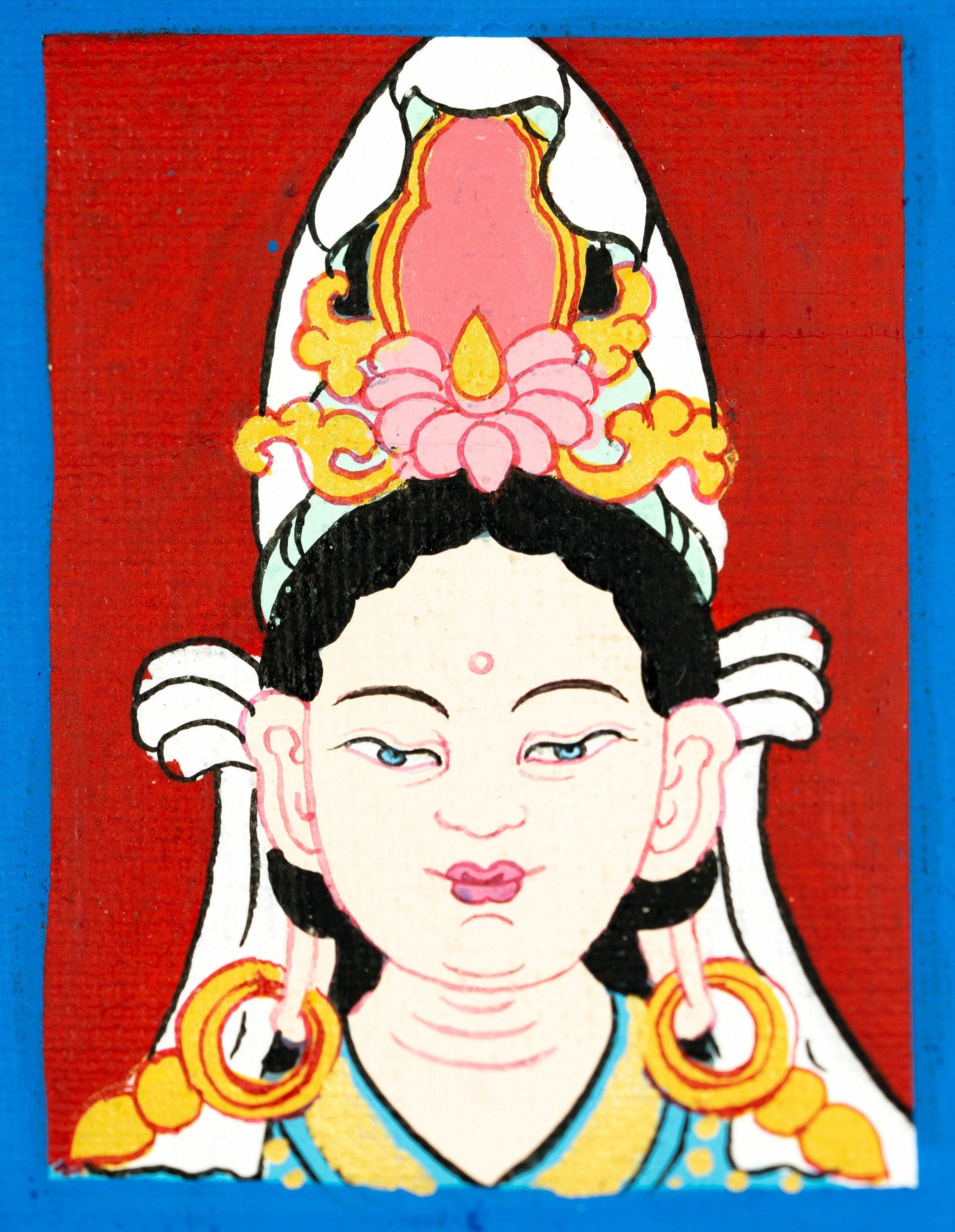 Chinese Tara Ghau Thangka - Himalayas Shop