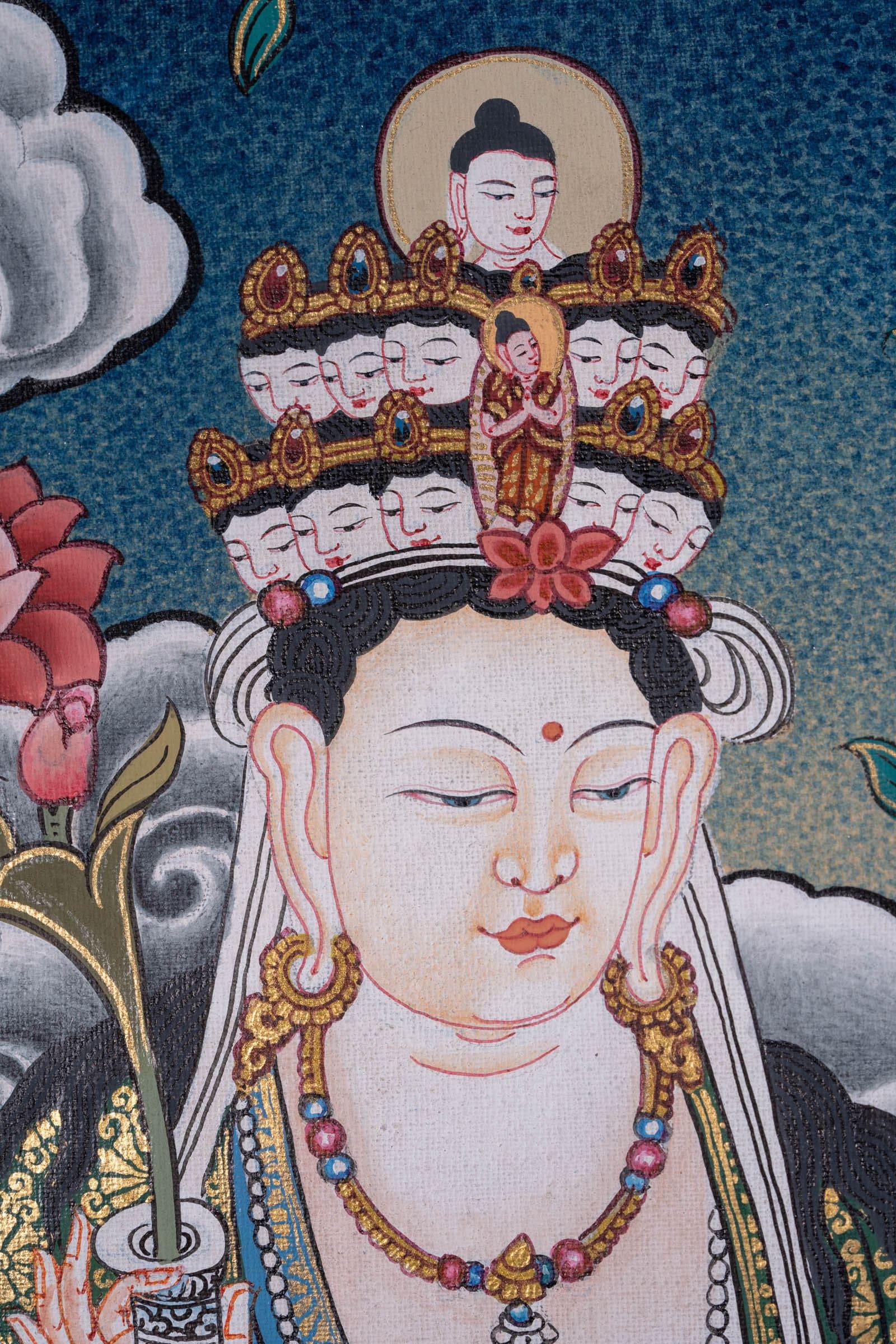 Chinese Tara Thangka Painting - Himalayas Shop