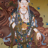 Guanyin Japanese Thangka painting