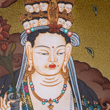 Guanyin Japanese Thangka painting