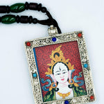 White Tara Ghau Thangka - HimalayasShop
