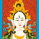 White Tara Ghau Thangka - Himalayas Shop