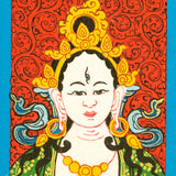 White Tara Ghau Thangka - Himalayas Shop