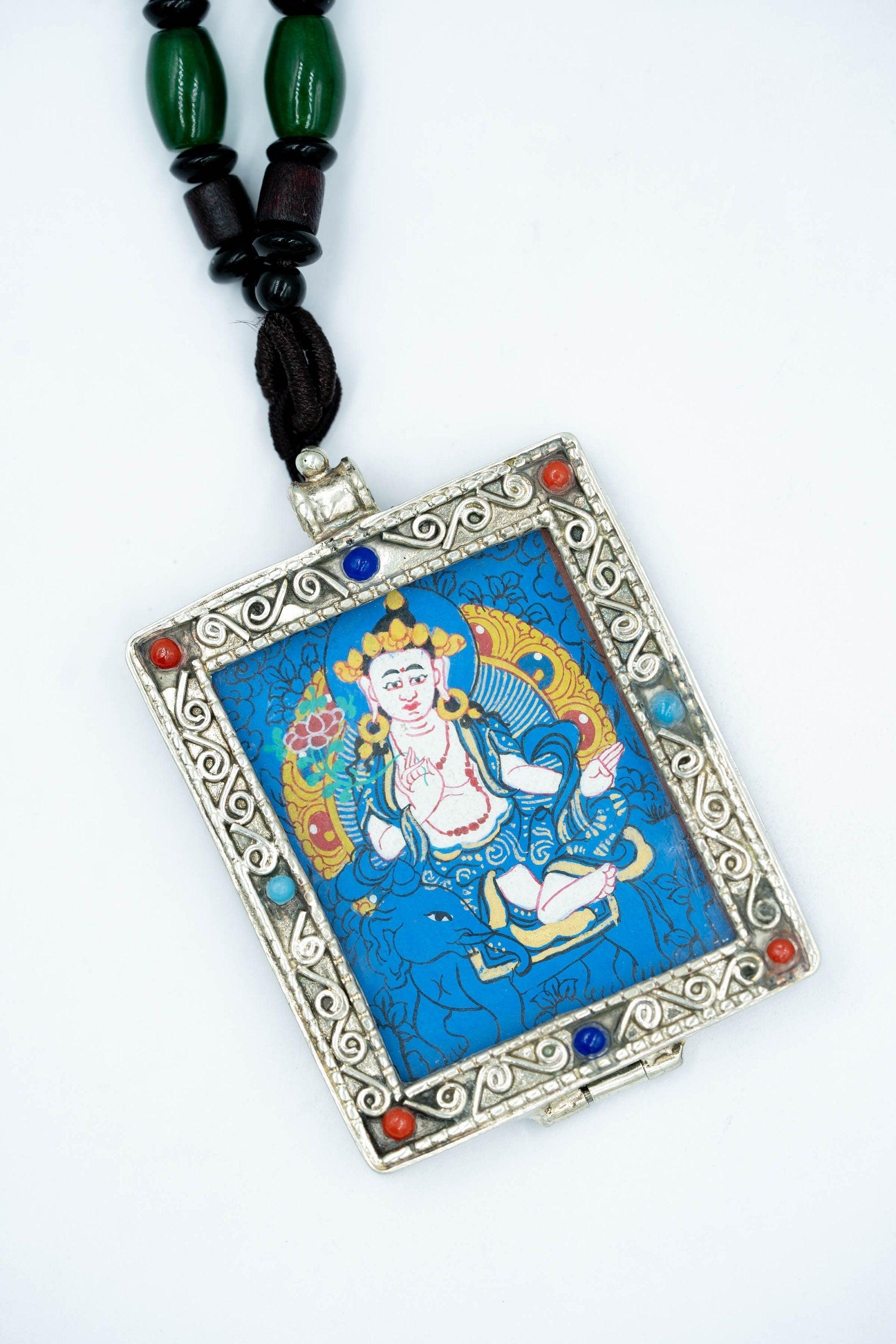 Tara  on Elephant Ghau Thangka - Himalayas Shop