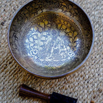 White tara Singing Bowl  large size