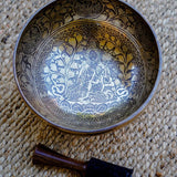 White tara Singing Bowl  large size
