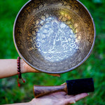 9-inch White Tara Singing Bowl