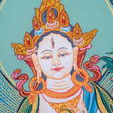 White Tara Thangka Painting - Himalayas Shop