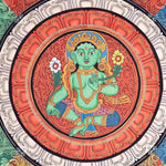 Beautiful Green Tara Mandala Painting - Himalayas Shop