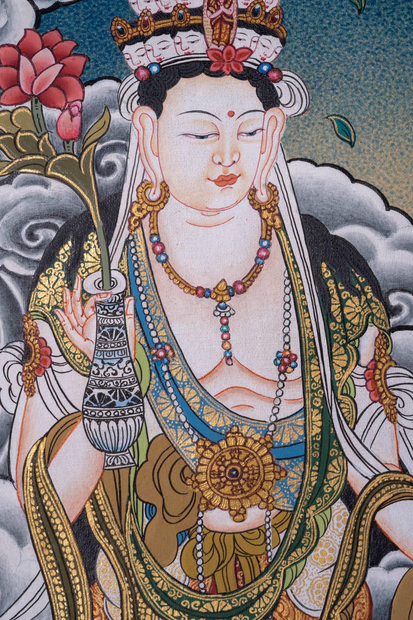 Chinese Tara Thangka Painting - Himalayas Shop