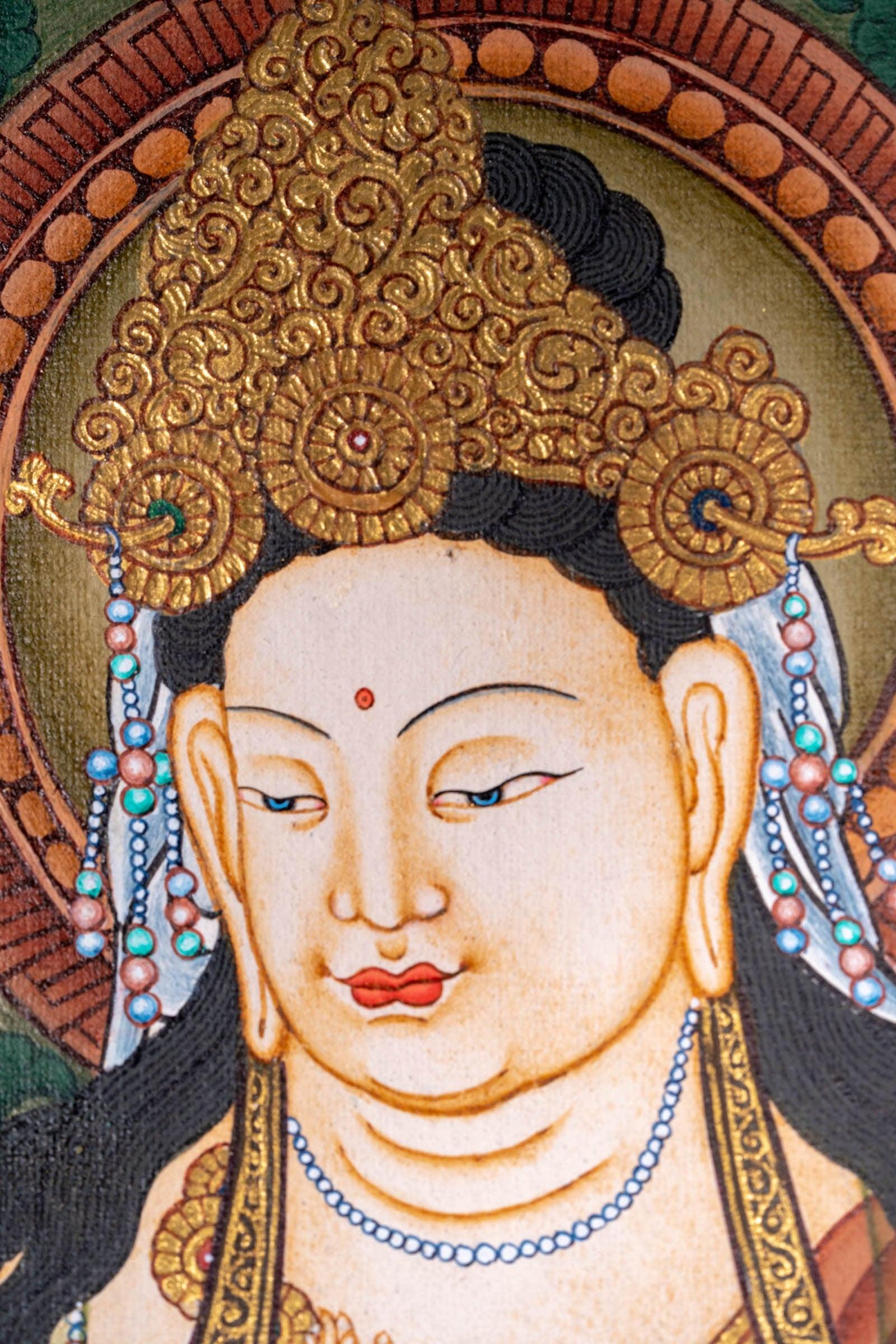 Fugen Bosatu Japanese Thangka Arts