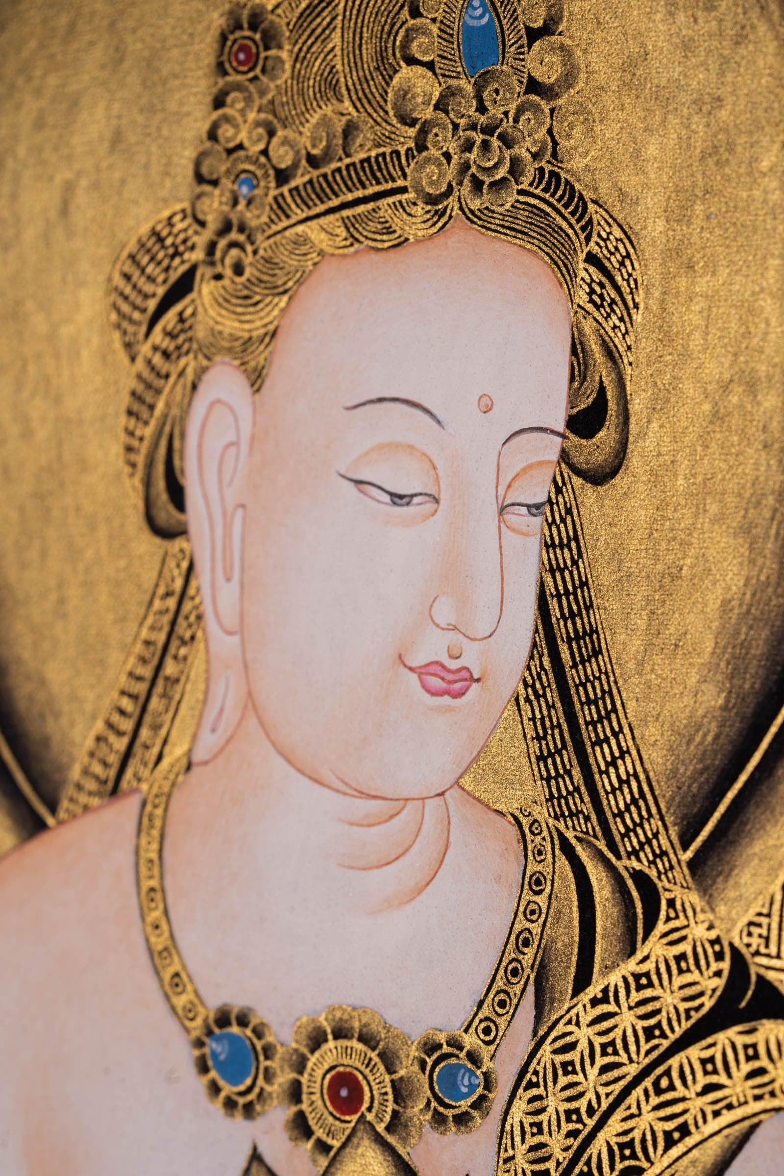 Japanese Buddha Hand painted thangka - Himalayas Shop