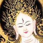 White Tara Thangka Painting - Himalayas Shop