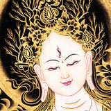 White Tara Thangka Painting - Himalayas Shop
