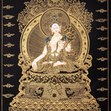 White Tara Thangka Art - Himalayas Shop