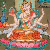 White Tara Thangka Painting - Himalayas Shop