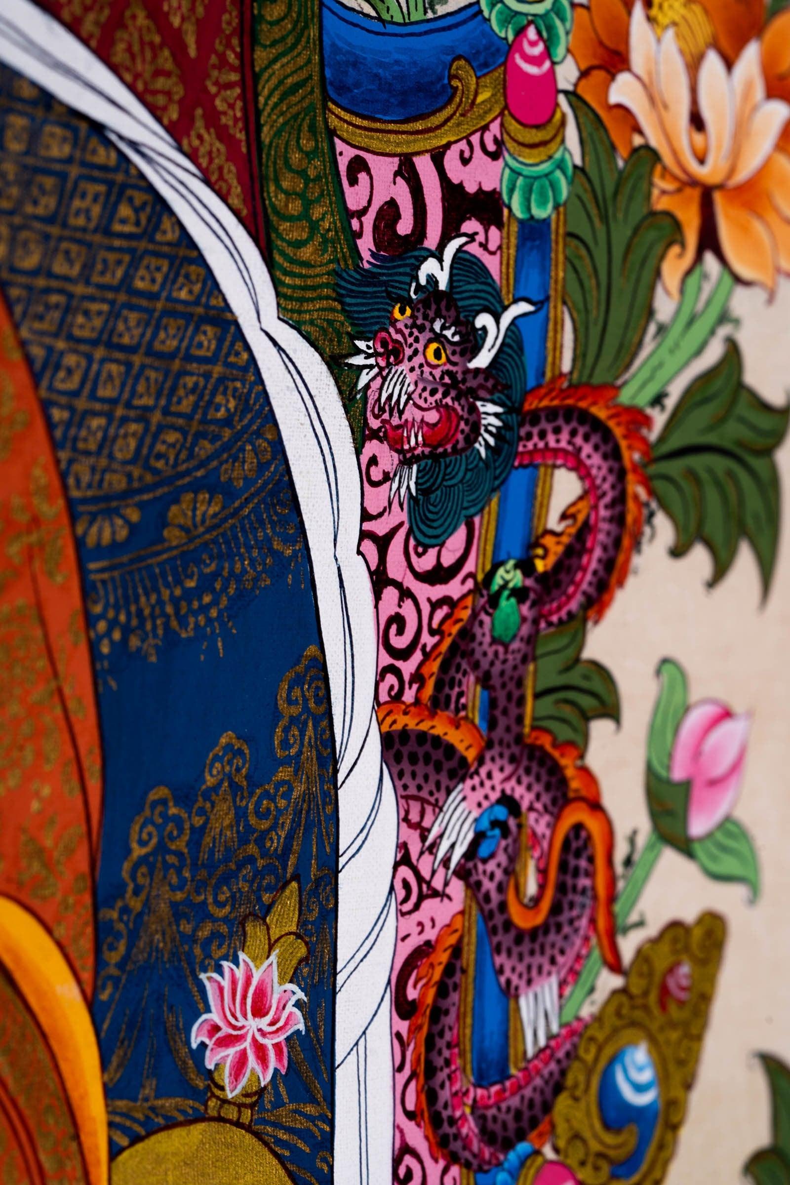 Atisha Thangka Painting - Himalayas Shop