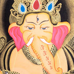 4 Hand Shri Ganesh Thangka Painting