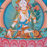 White Tara Thangka Painting - Himalayas Shop