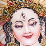 Newari White Tara Thangka Painting - Himalayas Shop