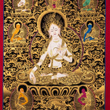 White Tara Thangka Painting - Himalayas Shop