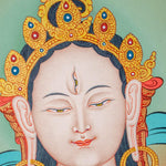 White Tara Thangka Painting - Himalayas Shop