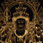 Japanese Senju Kannon Thangka Painting