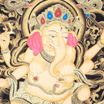 Thangka Painting of Shri Ganesh