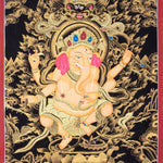 Thangka Painting of Shri Ganesh