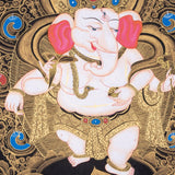 Handmade Shri Ganesh Thangka Painting