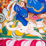 Thangka painting of Mahakala wrathful form of Avalokiteshvara in Tibetan Buddhism