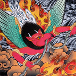 Thangka painting of Mahakala wrathful form of Avalokiteshvara in Tibetan Buddhism