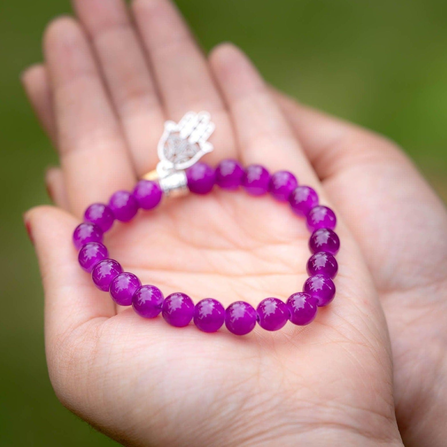Amethyst Round Bracelets - Himalayas Shop