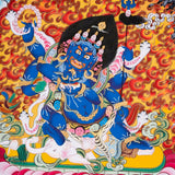 6 arm Mahakala Thangka Painting - Himalayas Shop