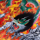 Thangka painting of Mahakala wrathful form of Avalokiteshvara in Tibetan Buddhism