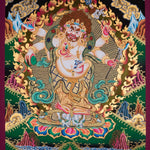 White Mahakala Thangka painting