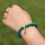 Malachite Round Bracelet - Himalayas Shop