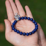 Lapis Round Bracelet - Himalayas Shop