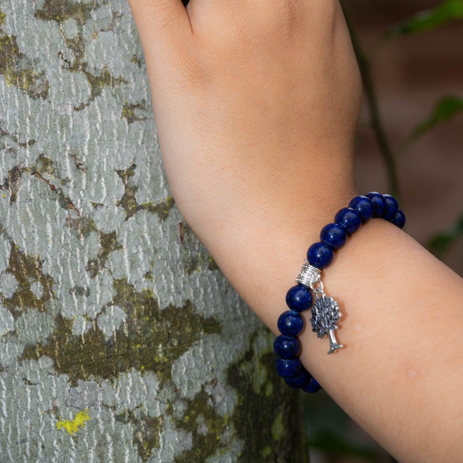 Lapis Round Bracelet