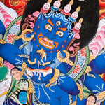 6 arm Mahakala Thangka Painting - Himalayas Shop