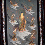 Japanese Buddha painting on cotton canvas – Handmade Thangka Painting from Nepal - HimalayasShop