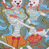 Citipati Thangka Art - Best handpainted skeleton dance thangka - Himalyas Shop